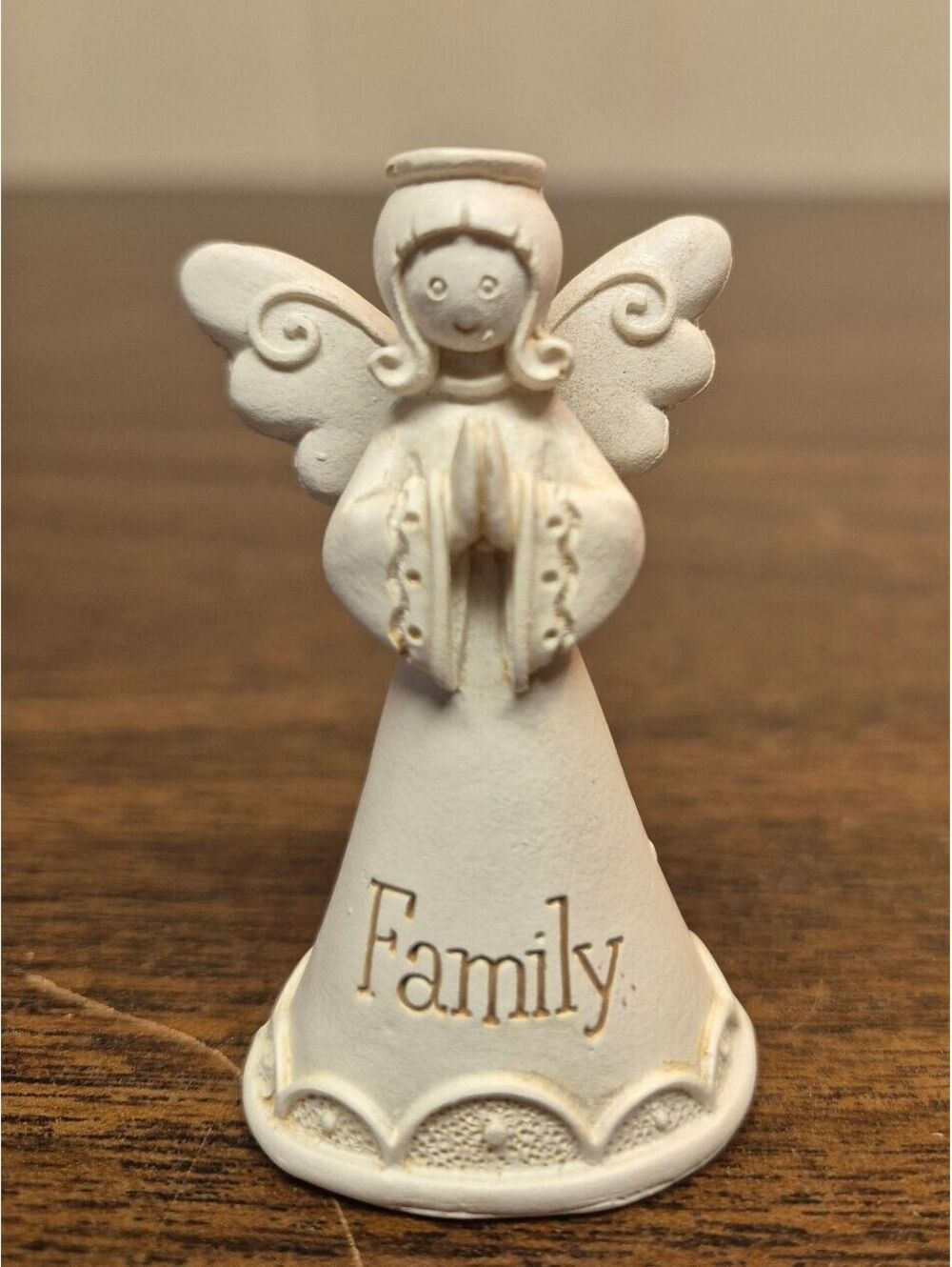 About Face Designs Caring Angel Figurine with 'Family' Inscription